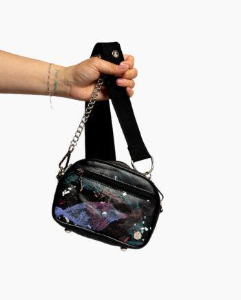 Cartera Tulipán Galaxia Negra